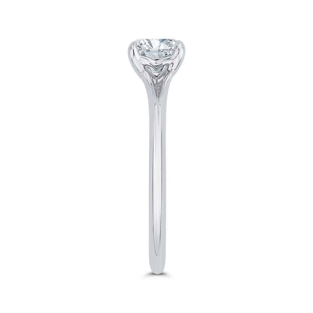 Diamond Engagement Ring in 14K White Gold (Semi-Mount)