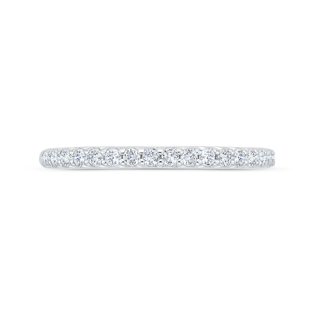 Diamond Wedding Band in 14K White Gold