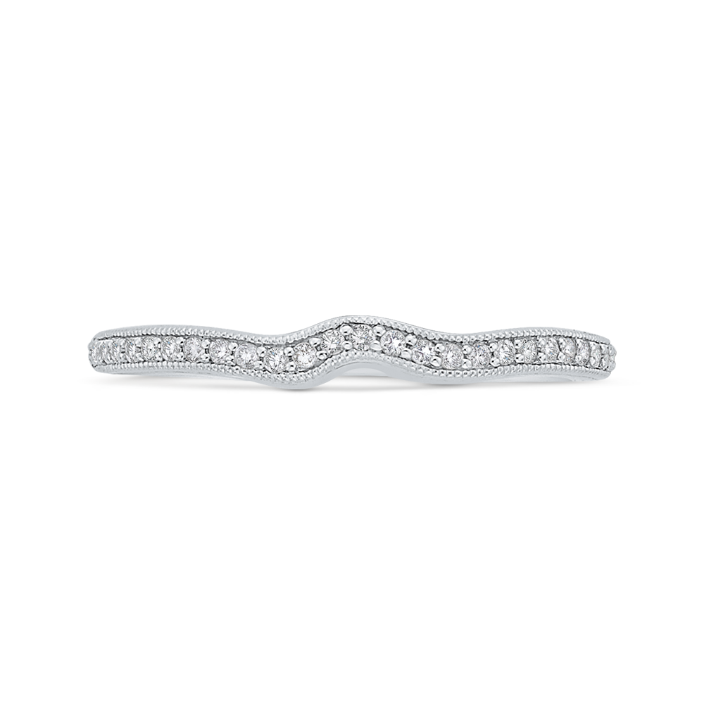 Diamond Wedding Band in 14K White Gold