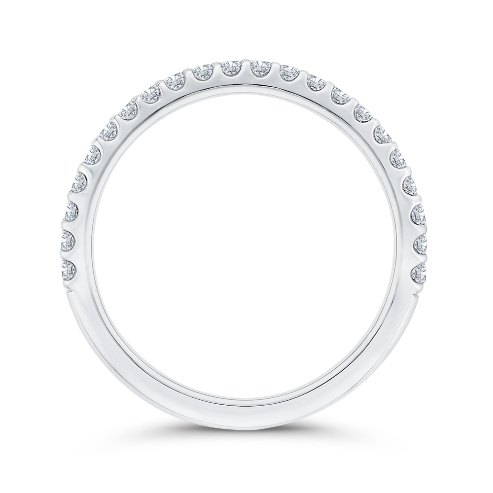 Diamond Wedding Band in 14K White Gold