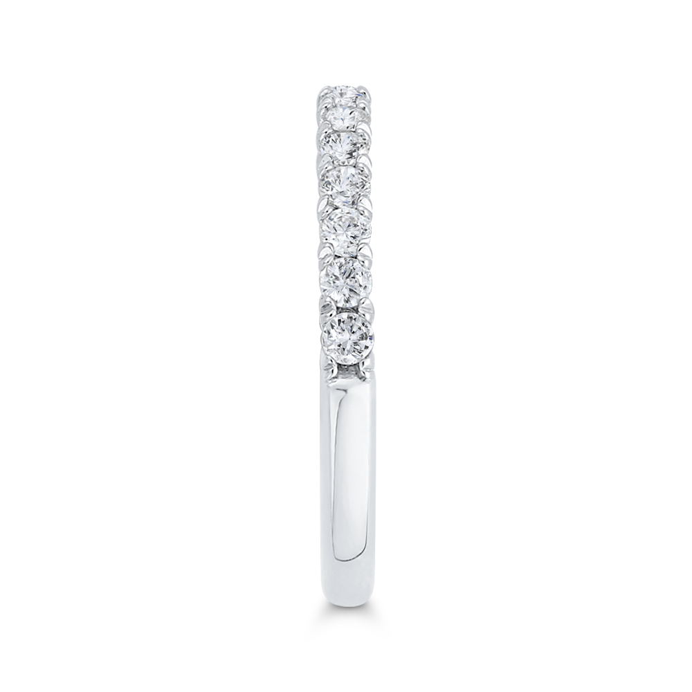 Diamond Wedding Band in 14K White Gold