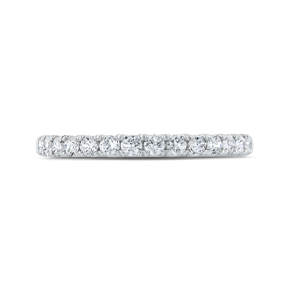 Diamond Wedding Band in 14K White Gold