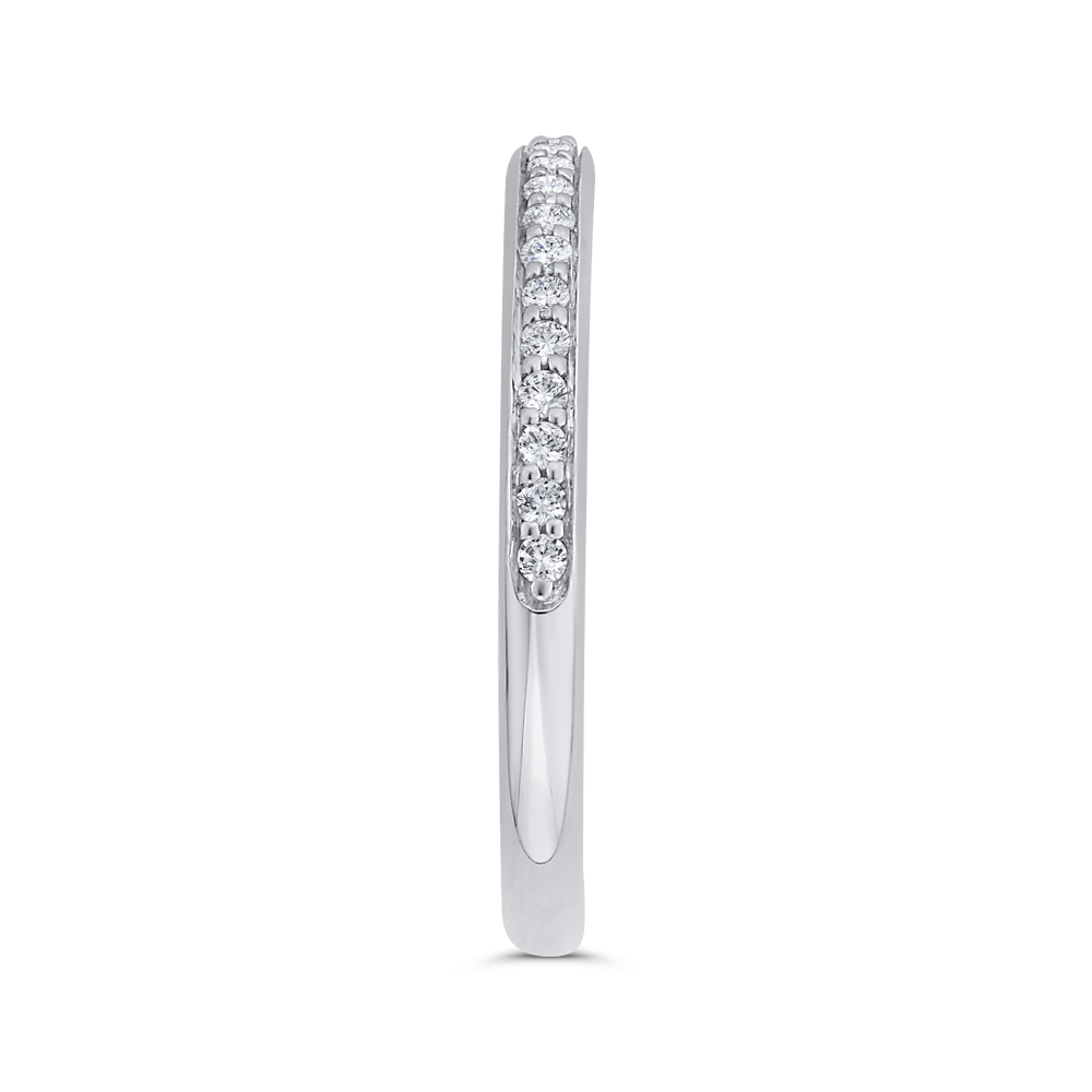 Diamond Wedding Band in 14K White Gold