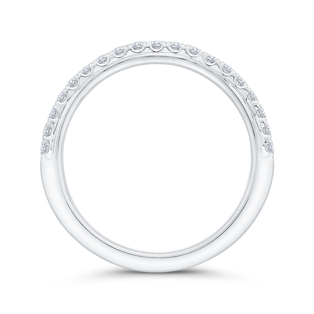 Diamond Wedding Band in 14K White Gold