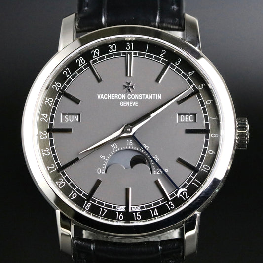 2022 Vacheron Constantin 4010T/000GB Traditionnelle Complete Calendar 18K White Gold with Box & Papers