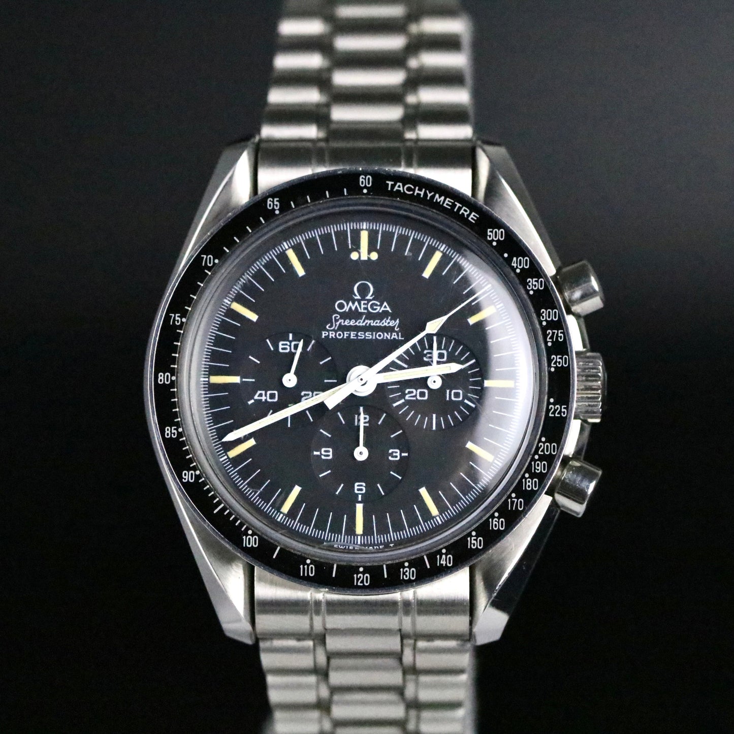 1985 OMEGA ST145.022 Speedmaster Moonwatch "Long R"