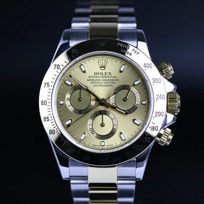 2000 Rolex 116523 Daytona 2 Tone with Box & Papers