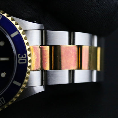 1993 Rolex 16613 Submariner Blue Stainless Steel & 18K Yellow Gold with Box & Papers