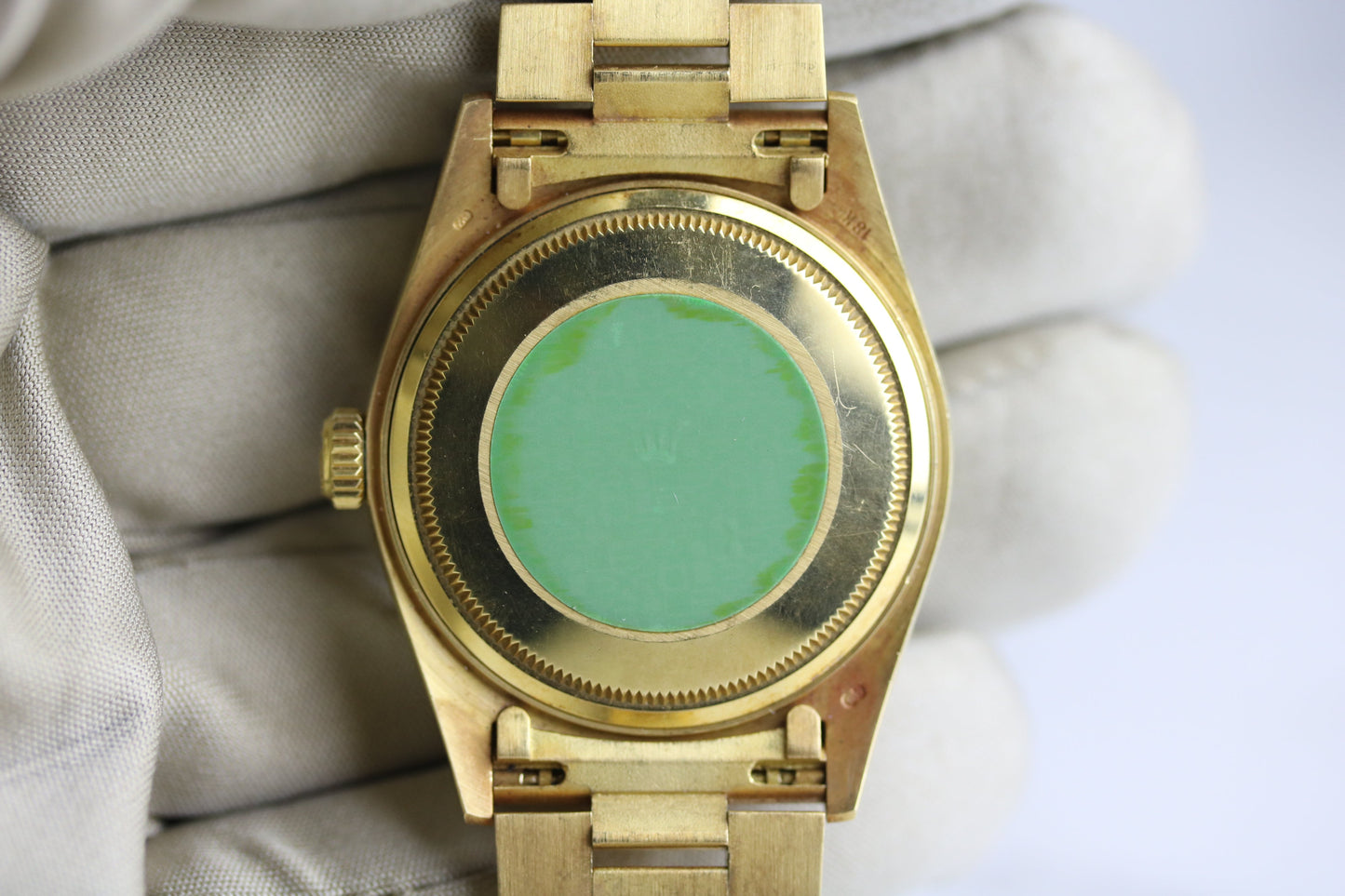 UNPOLISHED 1987 ROLEX 18038 Daydate 36mm Single Quick with Papers