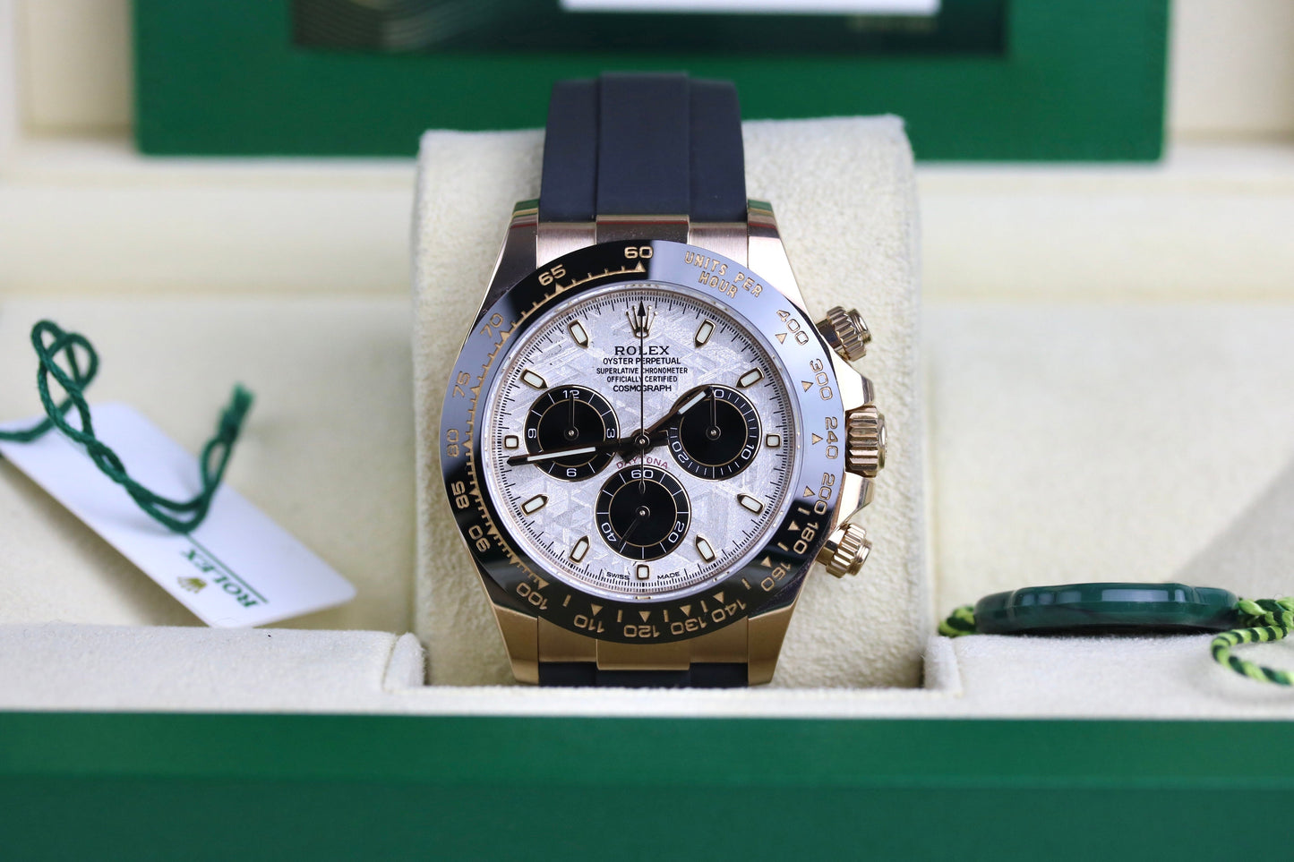 2022 ROLEX 116515LN Daytona Oysterflex Meteorite Dial with Box & Papers