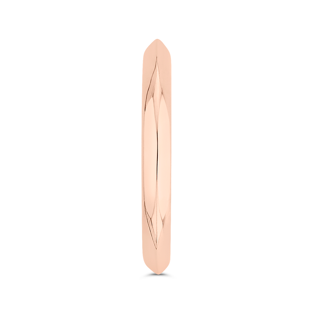 Plain Wedding Band in 14K Rose Gold