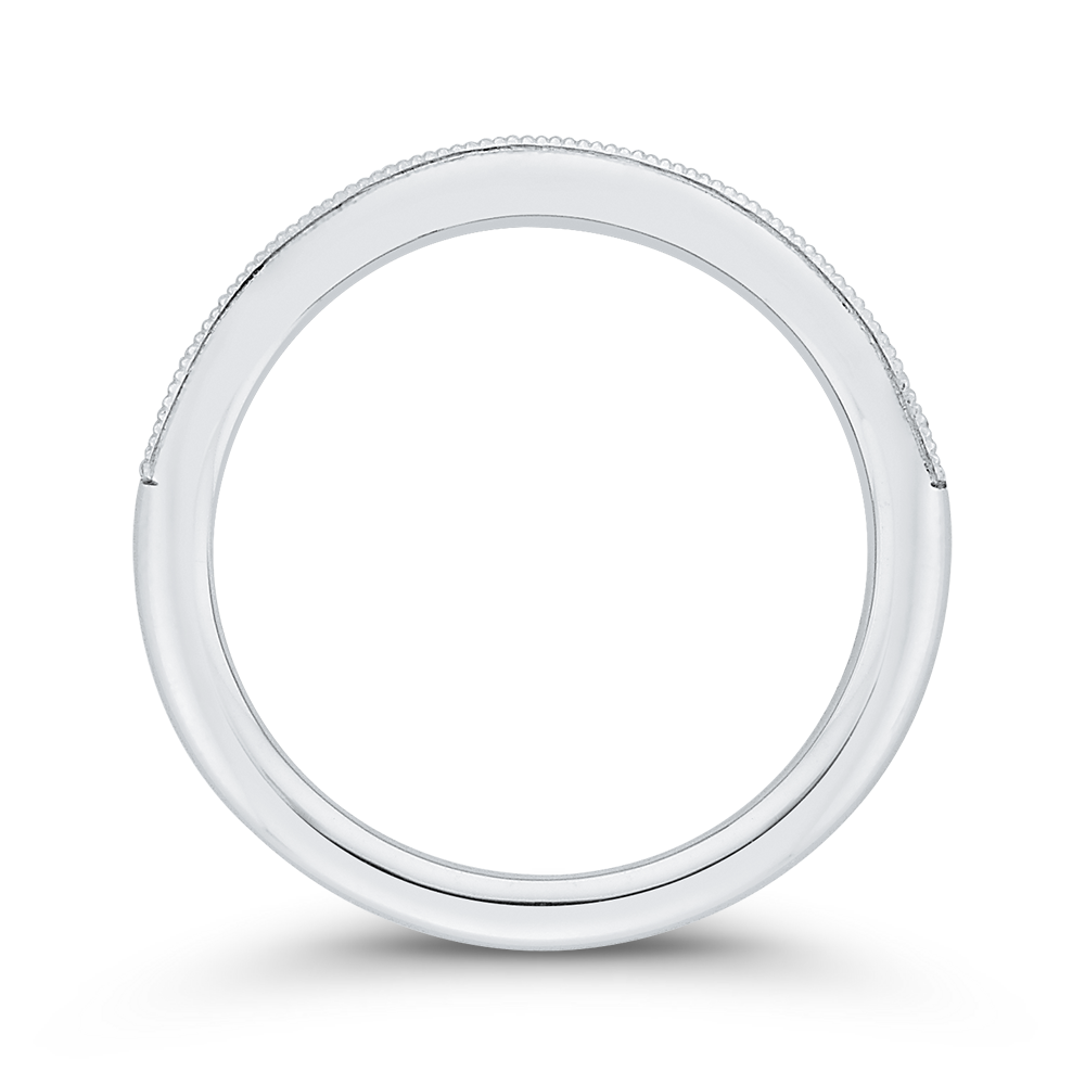 Diamond Half-Eternity Wedding Band in 14K White Gold