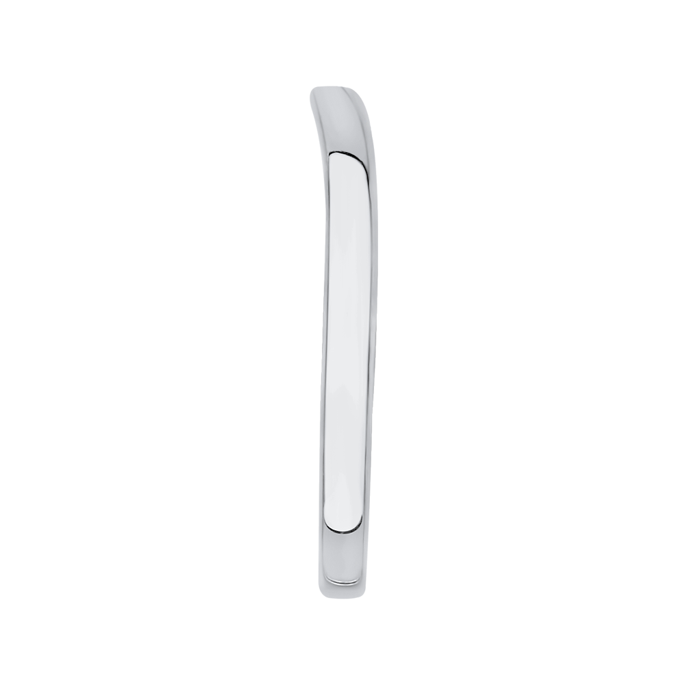 Plain Wedding Band in 14K White Gold