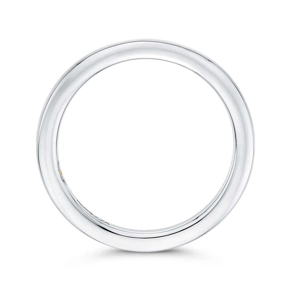 Plain Wedding Band in 14K White Gold