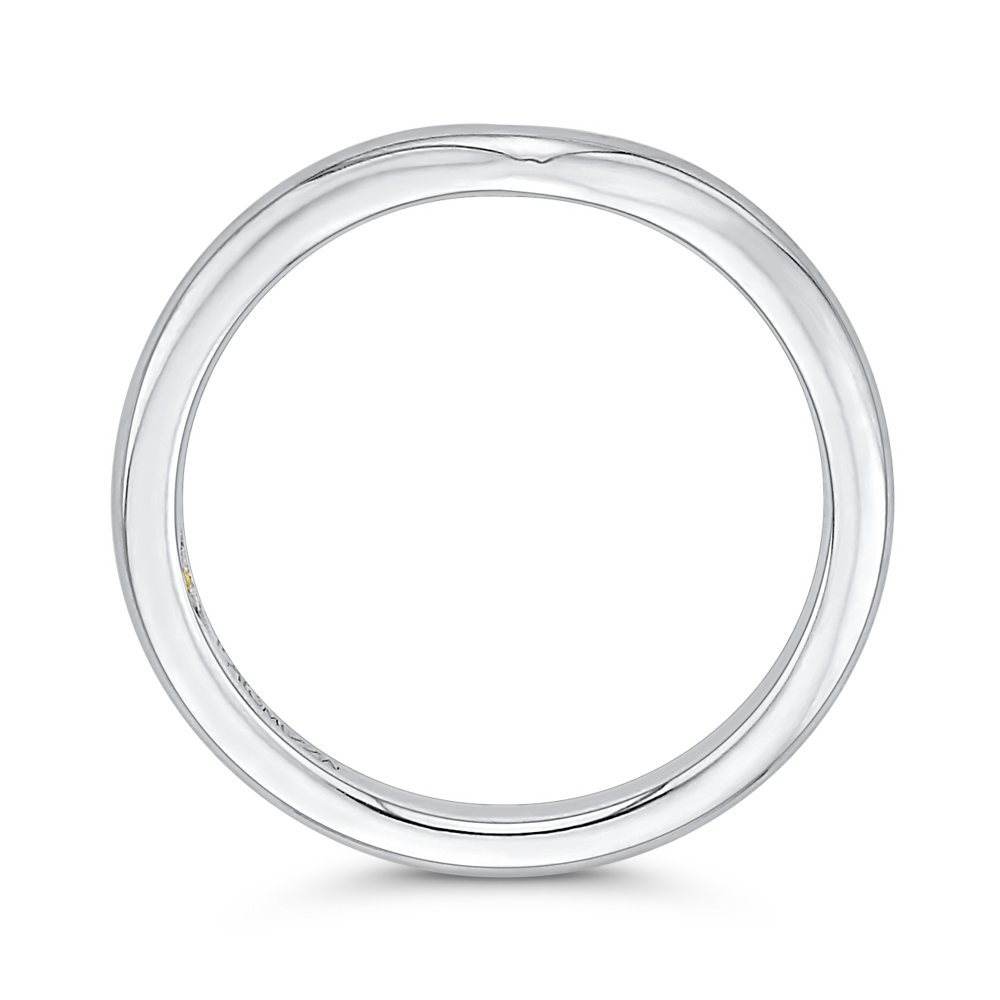 Plain Wedding Band in 14K White Gold