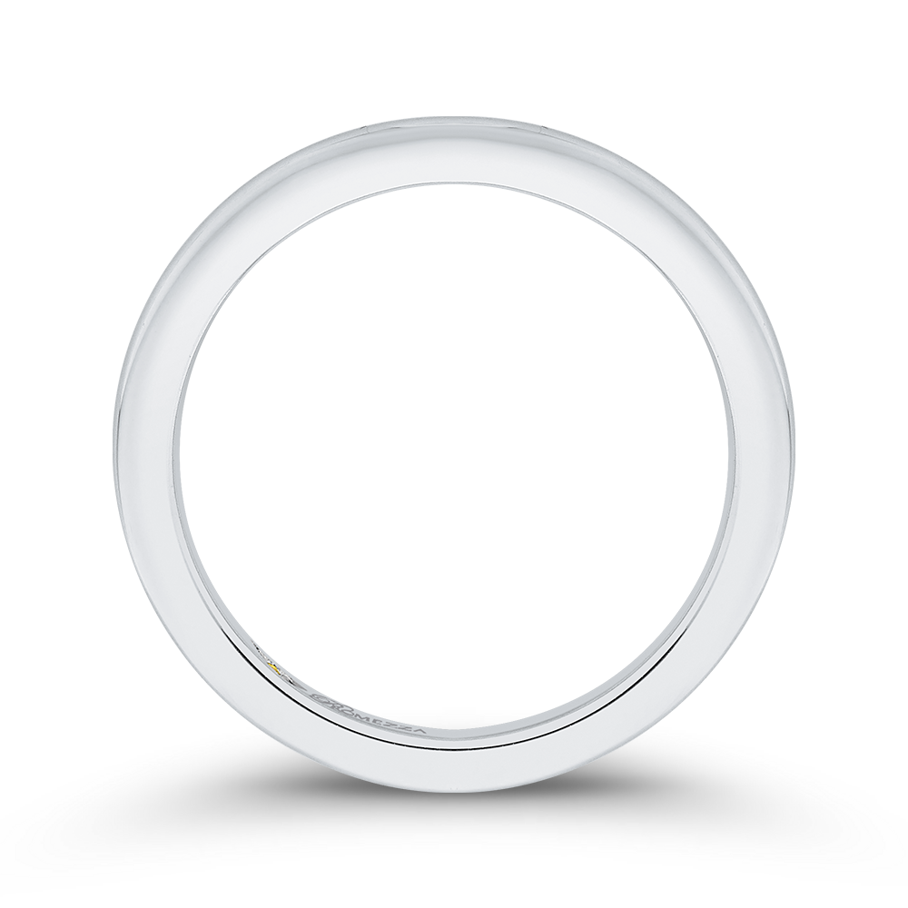 Plain Wedding Band in 14K White Gold