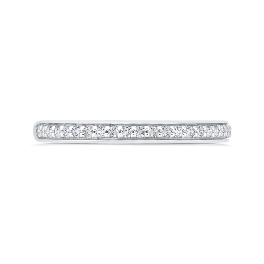 Diamond Wedding Band in 14K White Gold