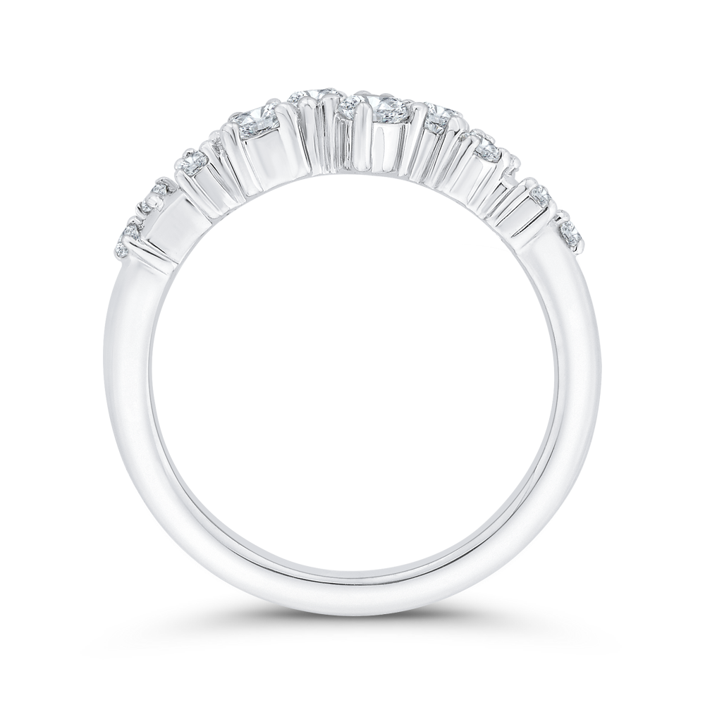 Diamond Wedding Band in 14K White Gold