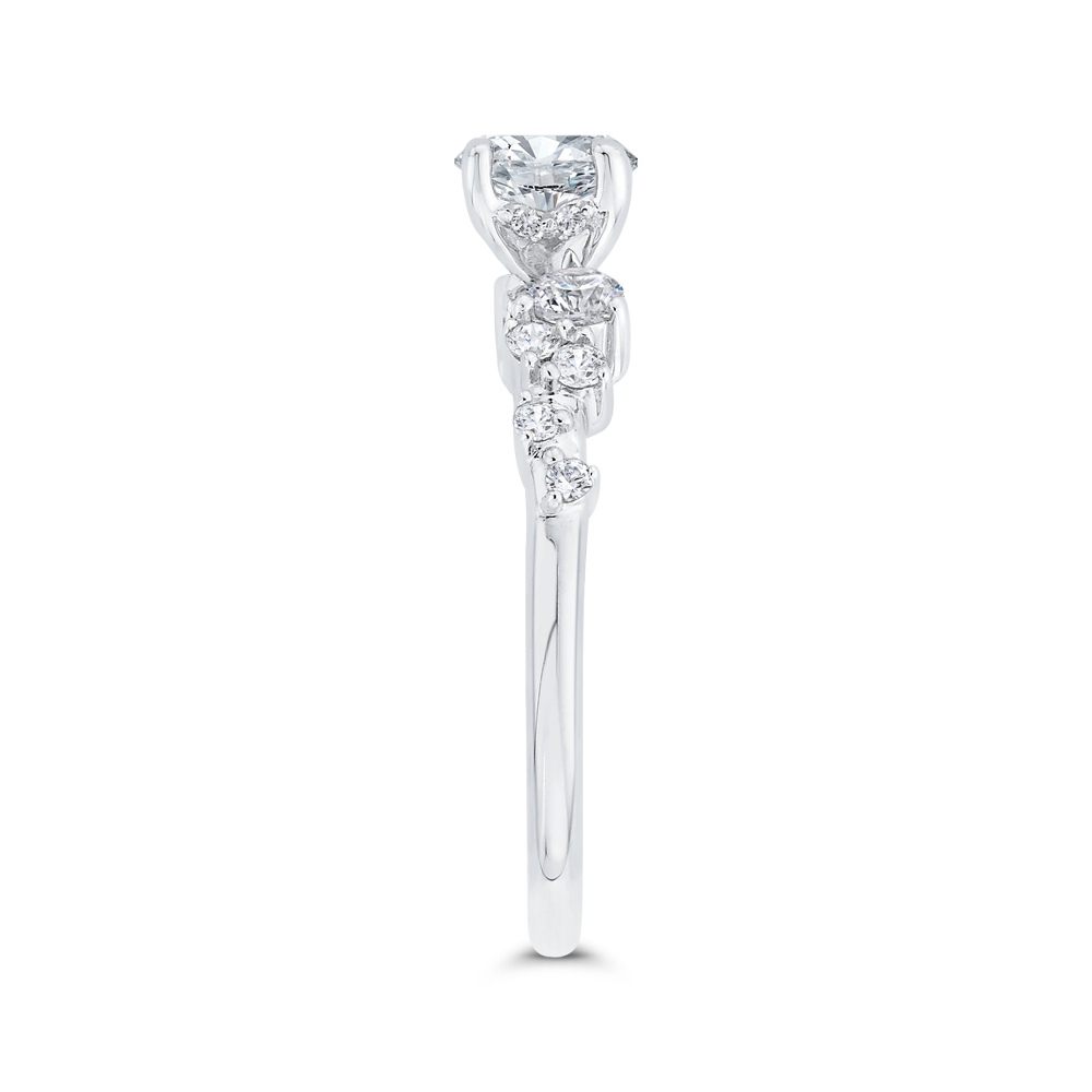 Diamond Engagement Ring in 14K White Gold