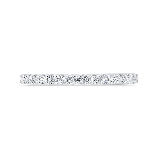 Diamond Wedding Band in 14K White Gold