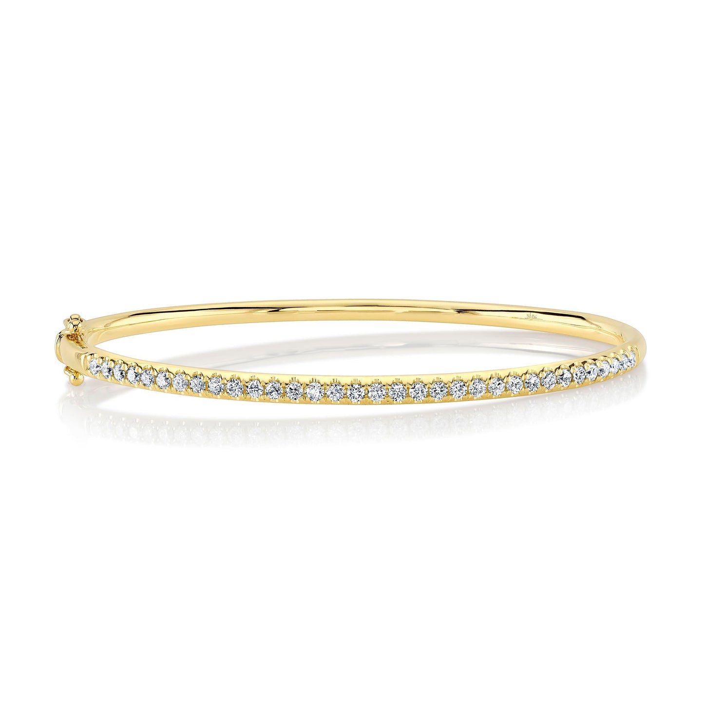 0.90CT 14K Y/G DIAMOND BANGLE