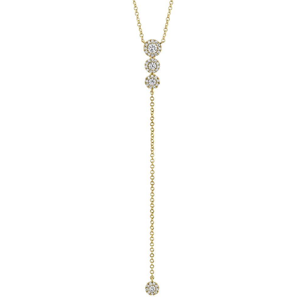 0.29CT DIAMOND LARIAT NECKLACE