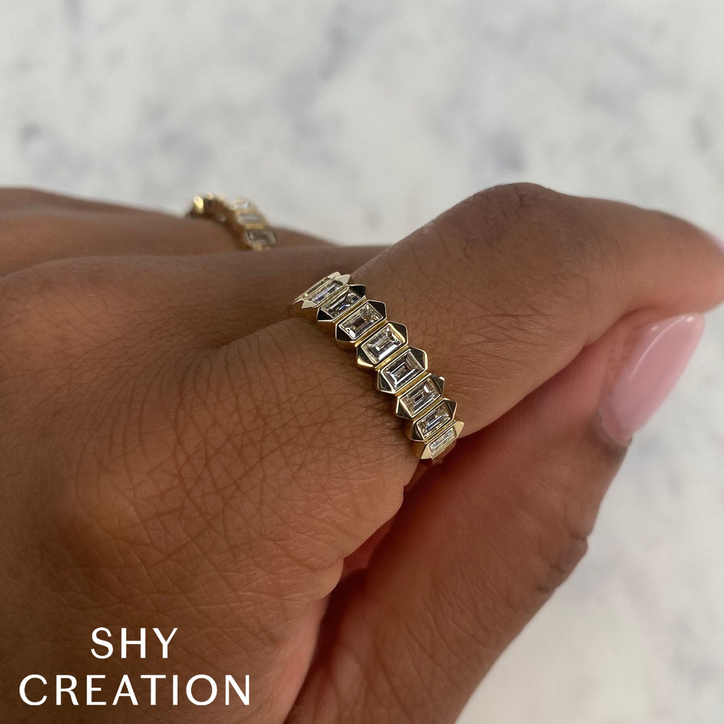 0.75CT DIAMOND BAGUETTE BAND