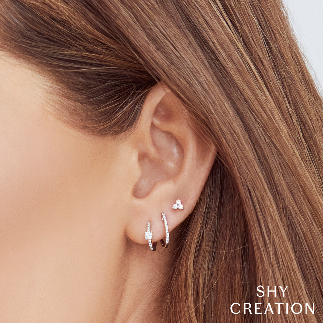 0.15CT DIAMOND STUD EARRING