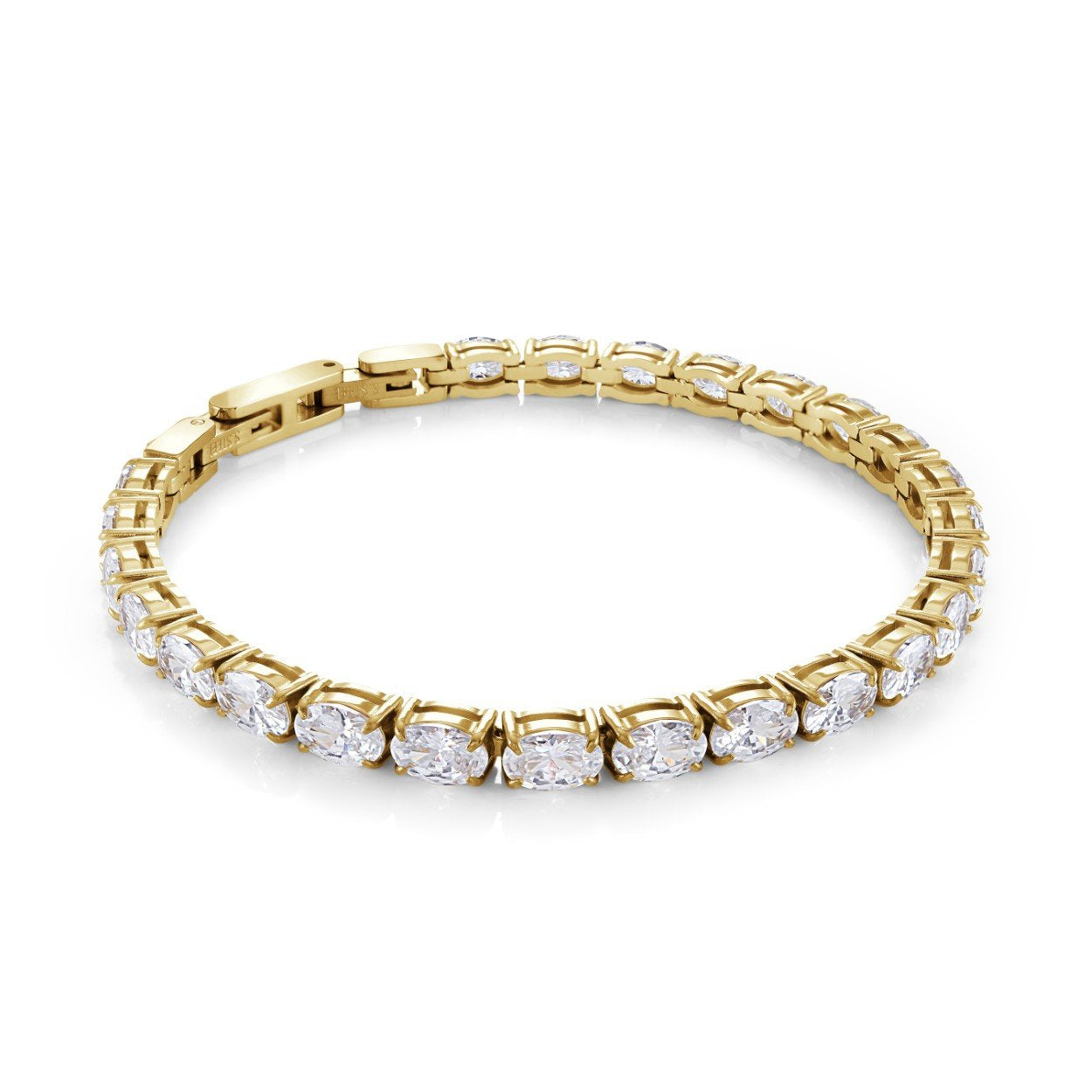 4MM-OVAL TENNIS BRACELET