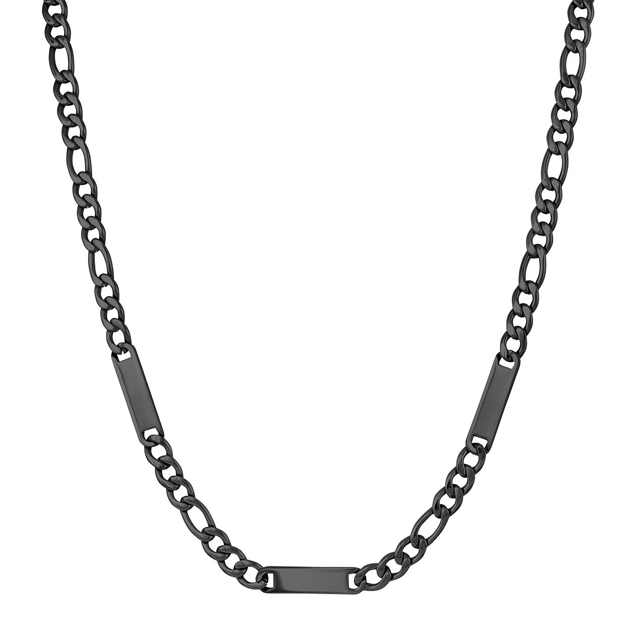 6MM ENGRAVABLE FIGARO CHAIN