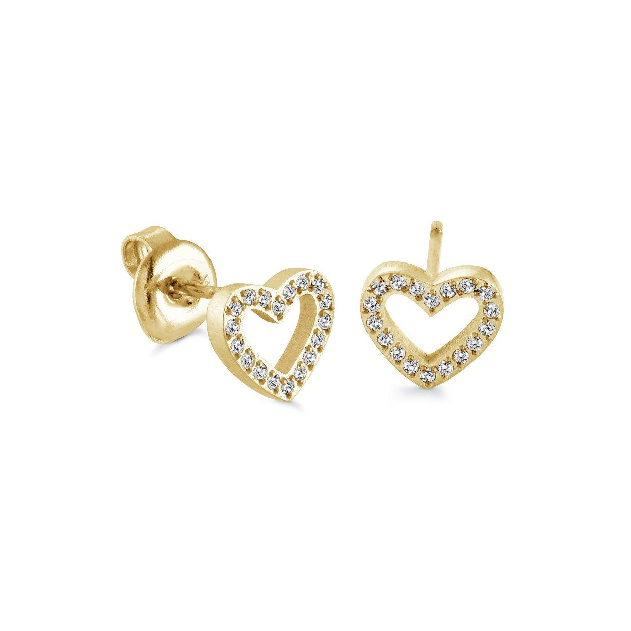 HEART & CZ STUDS