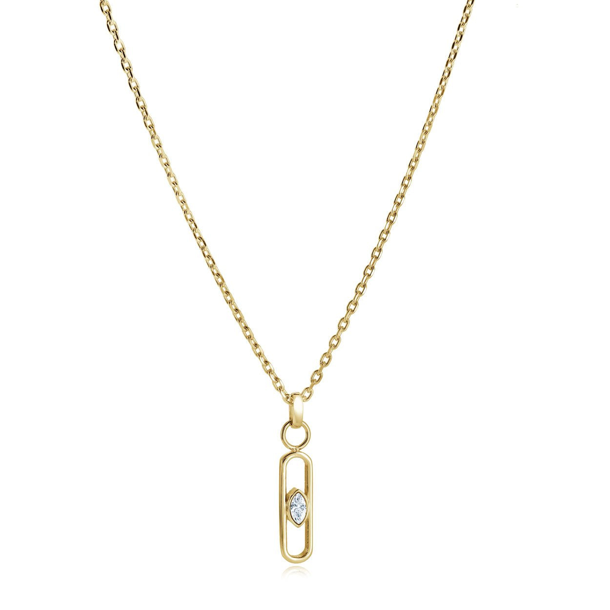 RHOMBUS-CZ-PENDANT