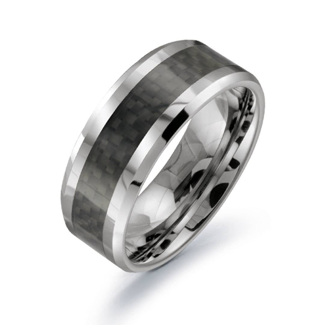 8MM TUNGSTEN & CARBON-FIBRE BAND