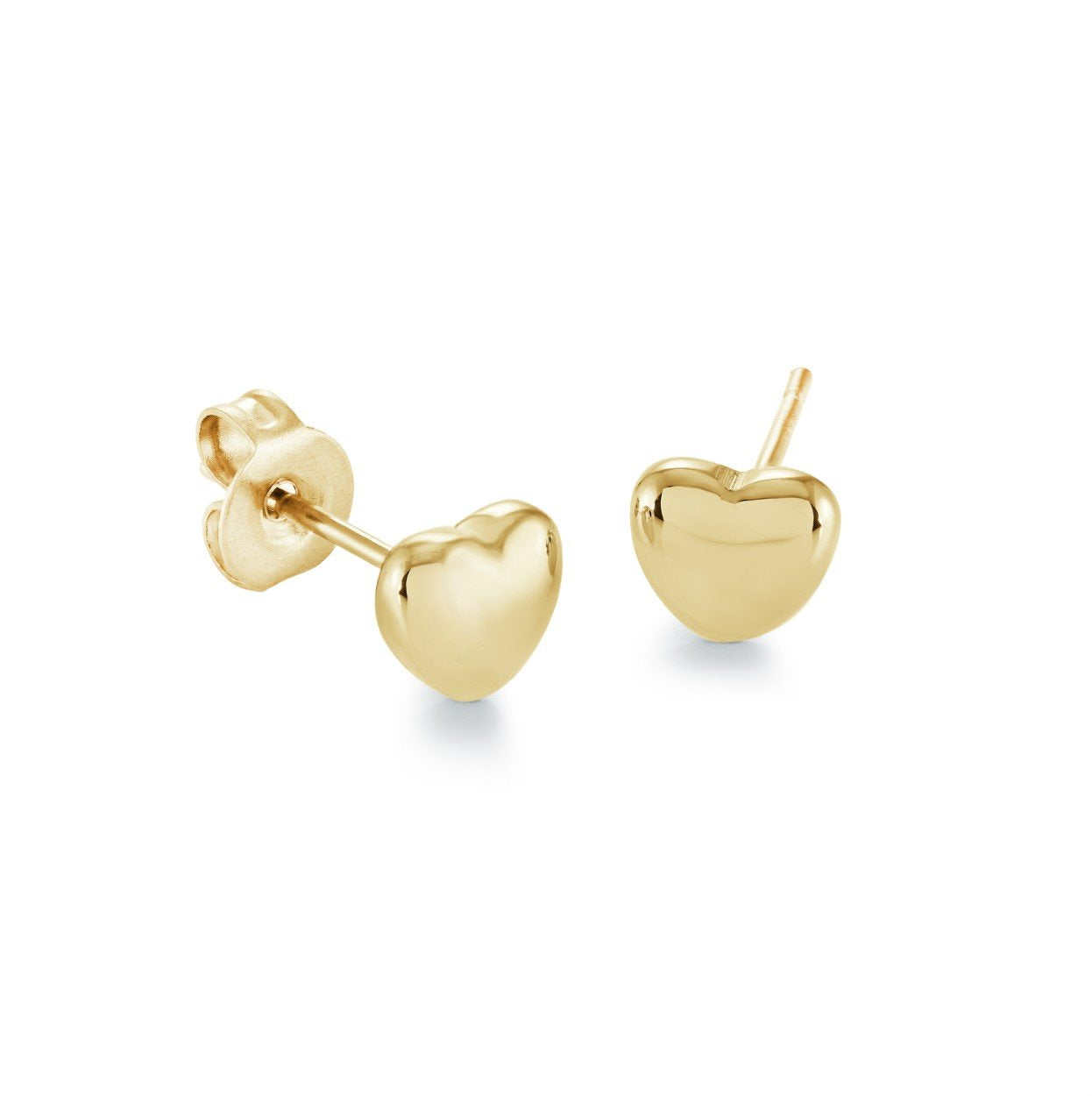 MINI PUFF HEART STUDS