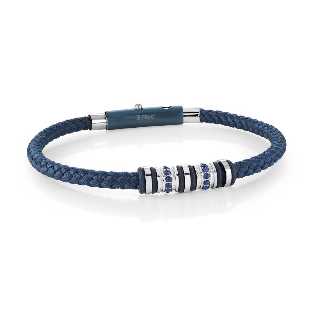 CZ LEATHER BRACELET