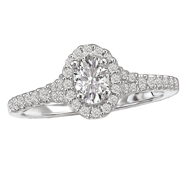 Diamond Engagement Ring w/ Center