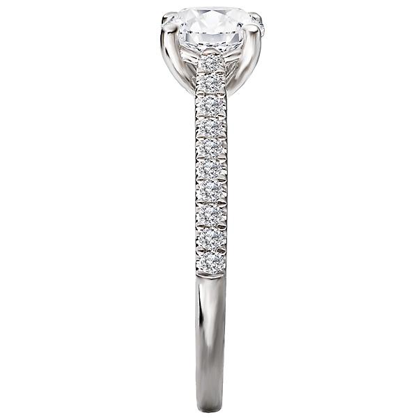 Diamond Semi-Mount Diamond Ring