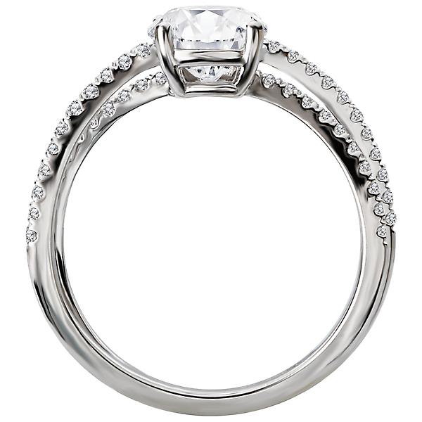 Diamond Semi-Mount Engagement Ring