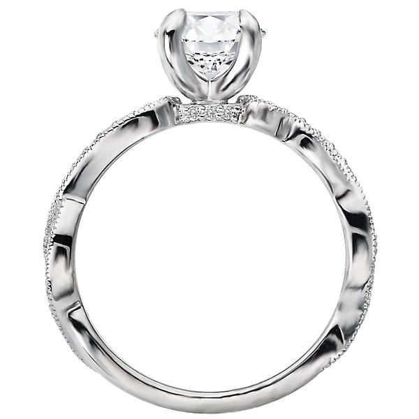 Diamond Semi-mount Engagement Ring