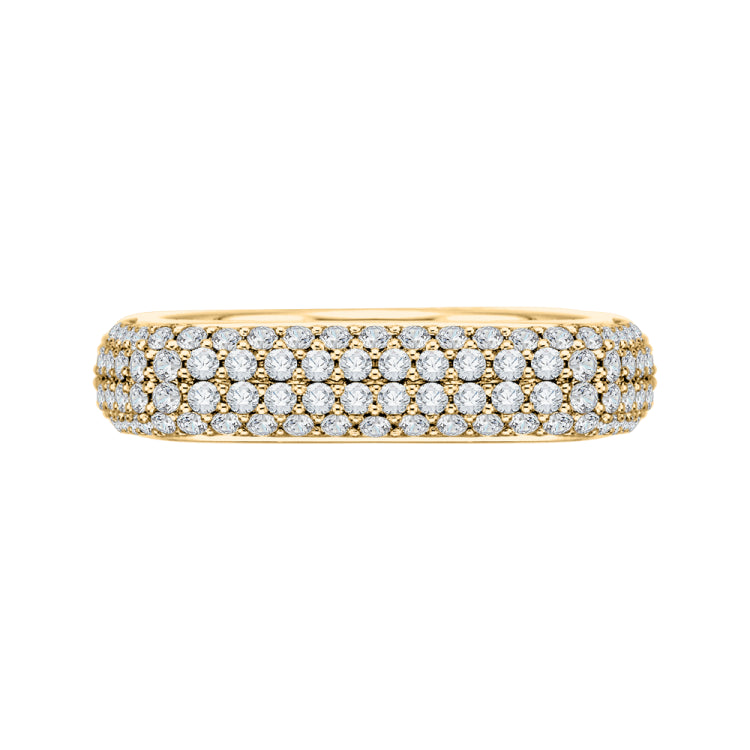 18K Yellow Gold Full Eternity Diamond Fashion Band