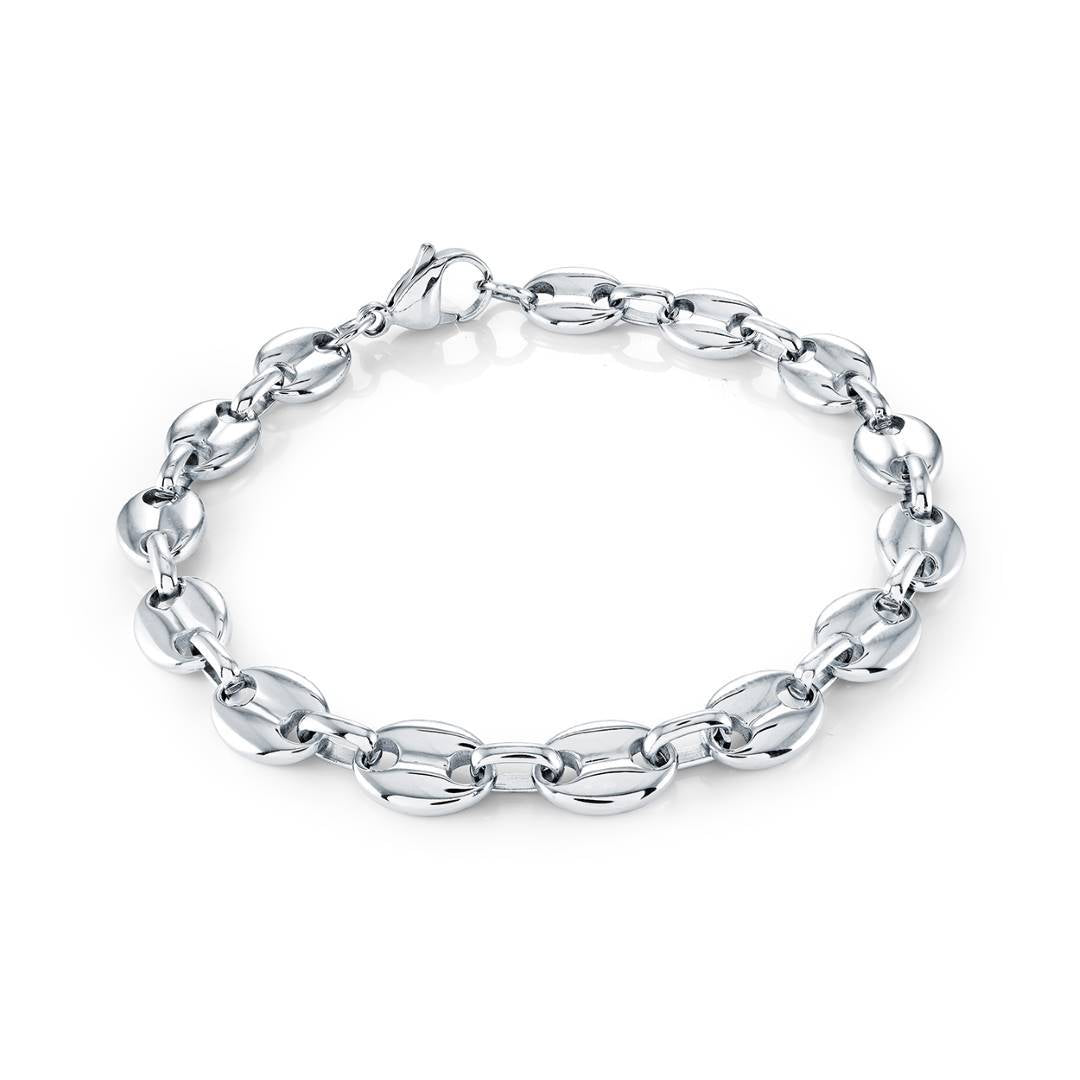 8.3MM PUFF-MARINER BRACELET