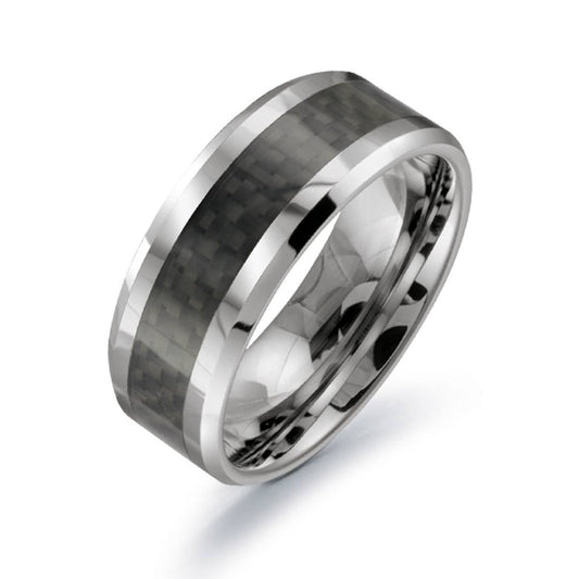 8MM TUNGSTEN & CARBON-FIBRE BAND