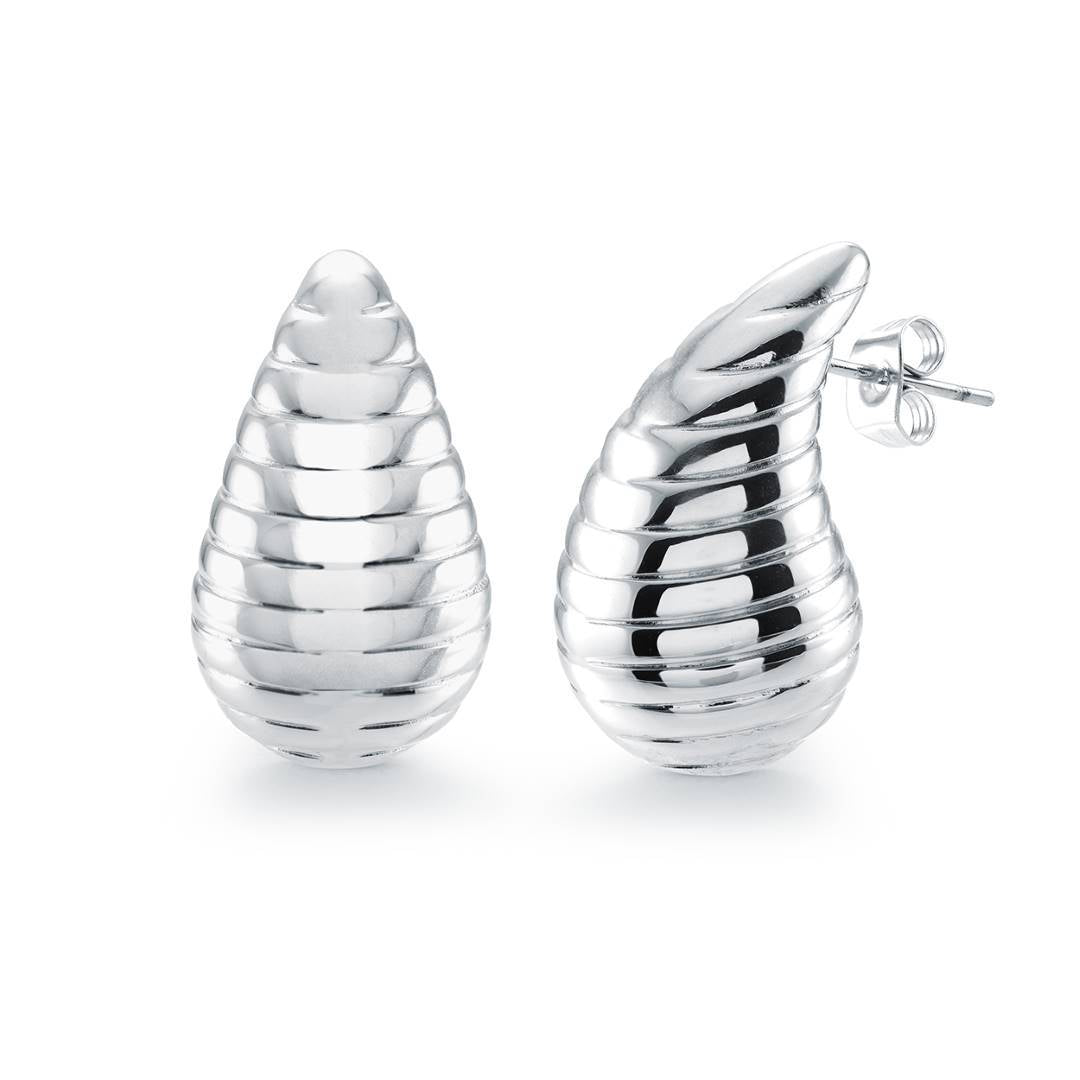 27MM WAVE DROP EARRINGS