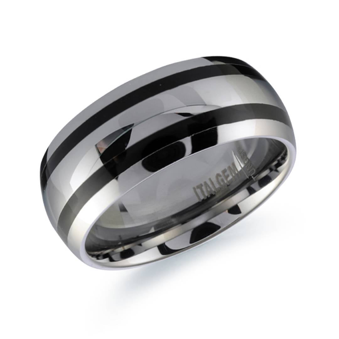8MM DOUBLE LINED TUNGSTEN BAND