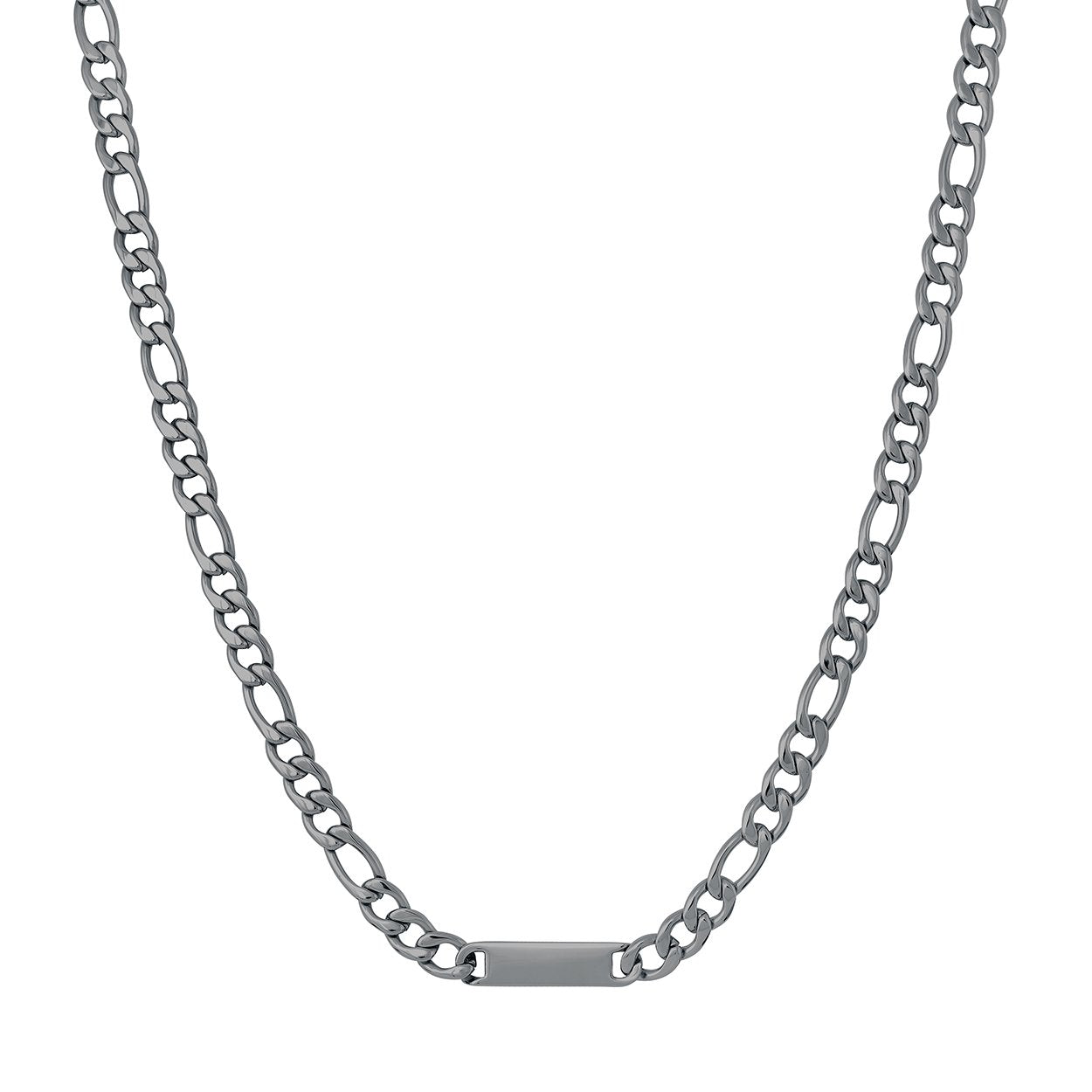 6MM ENGRAVABLE FIGARO CHAIN