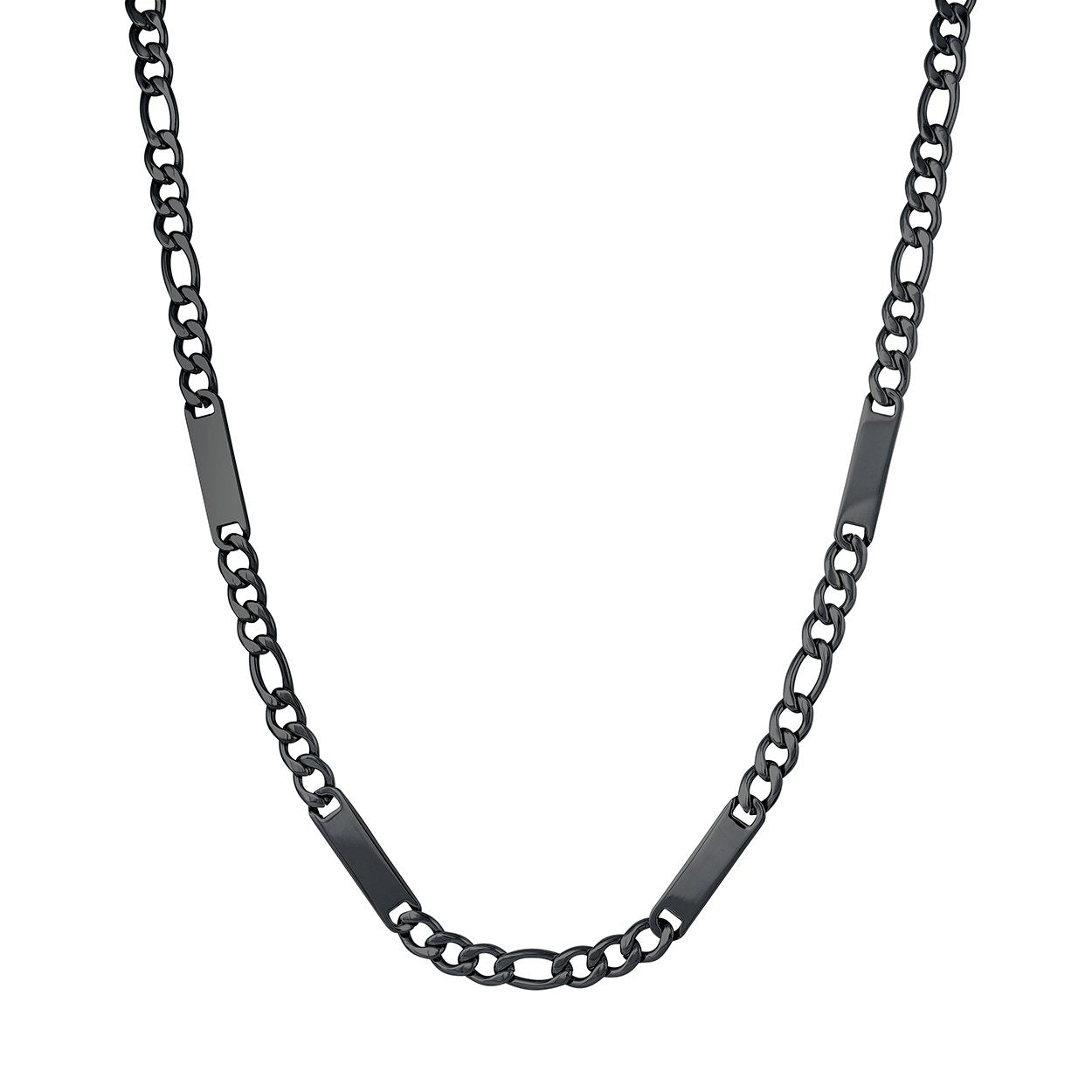 6MM ENGRAVABLE FIGARO CHAIN