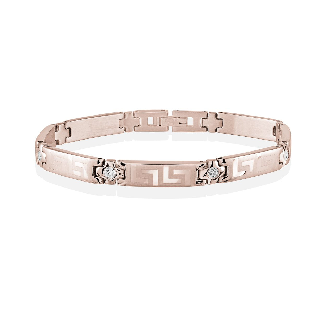 GREEK KEY GEM BRACELET