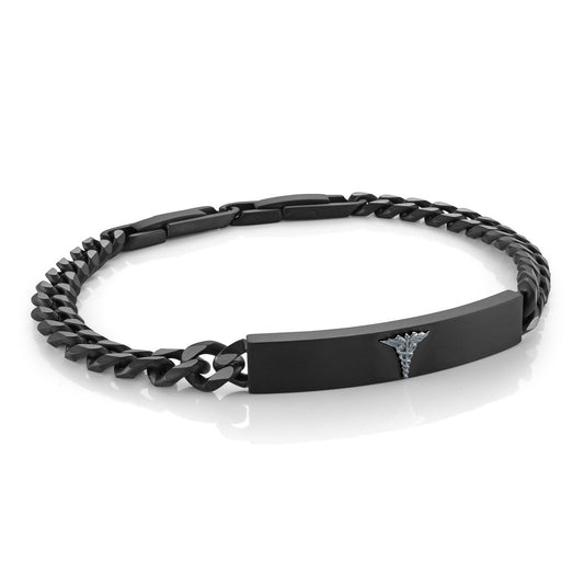 6.5MM CURB LINK MEDIC ALERT BRACELET