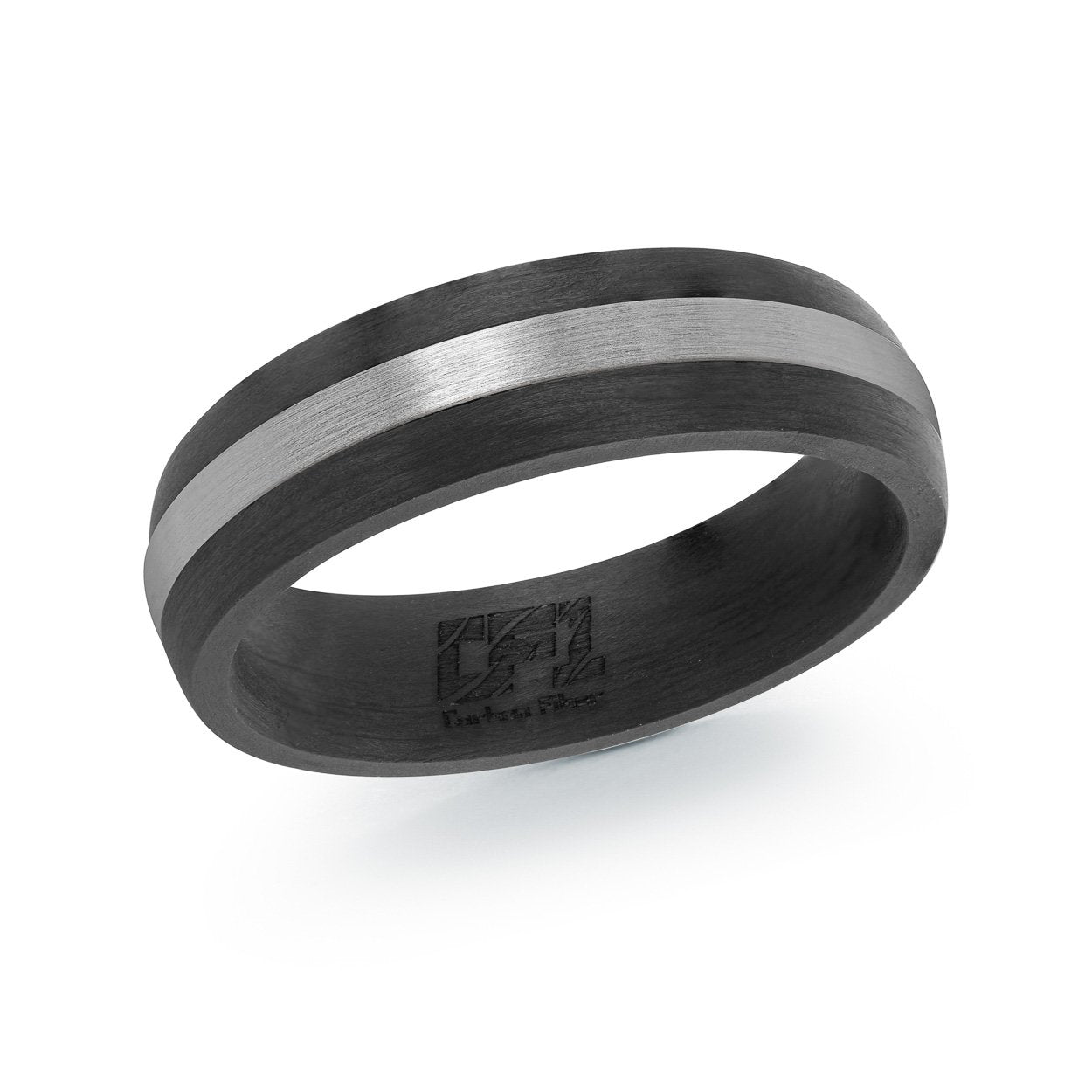 6MM STEEL-CENTRE CARBON FIBRE BAND