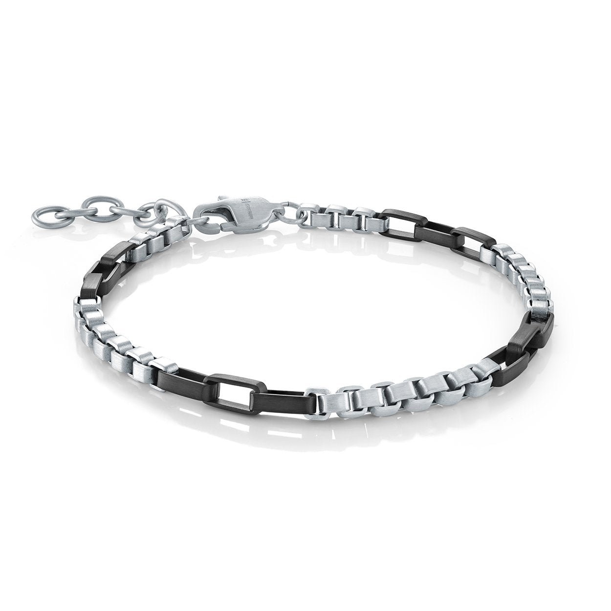 2-TONE ALT-BOX-LINK BRACELET